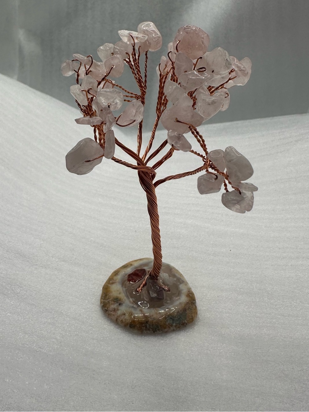 Rose Quarts crystal tree